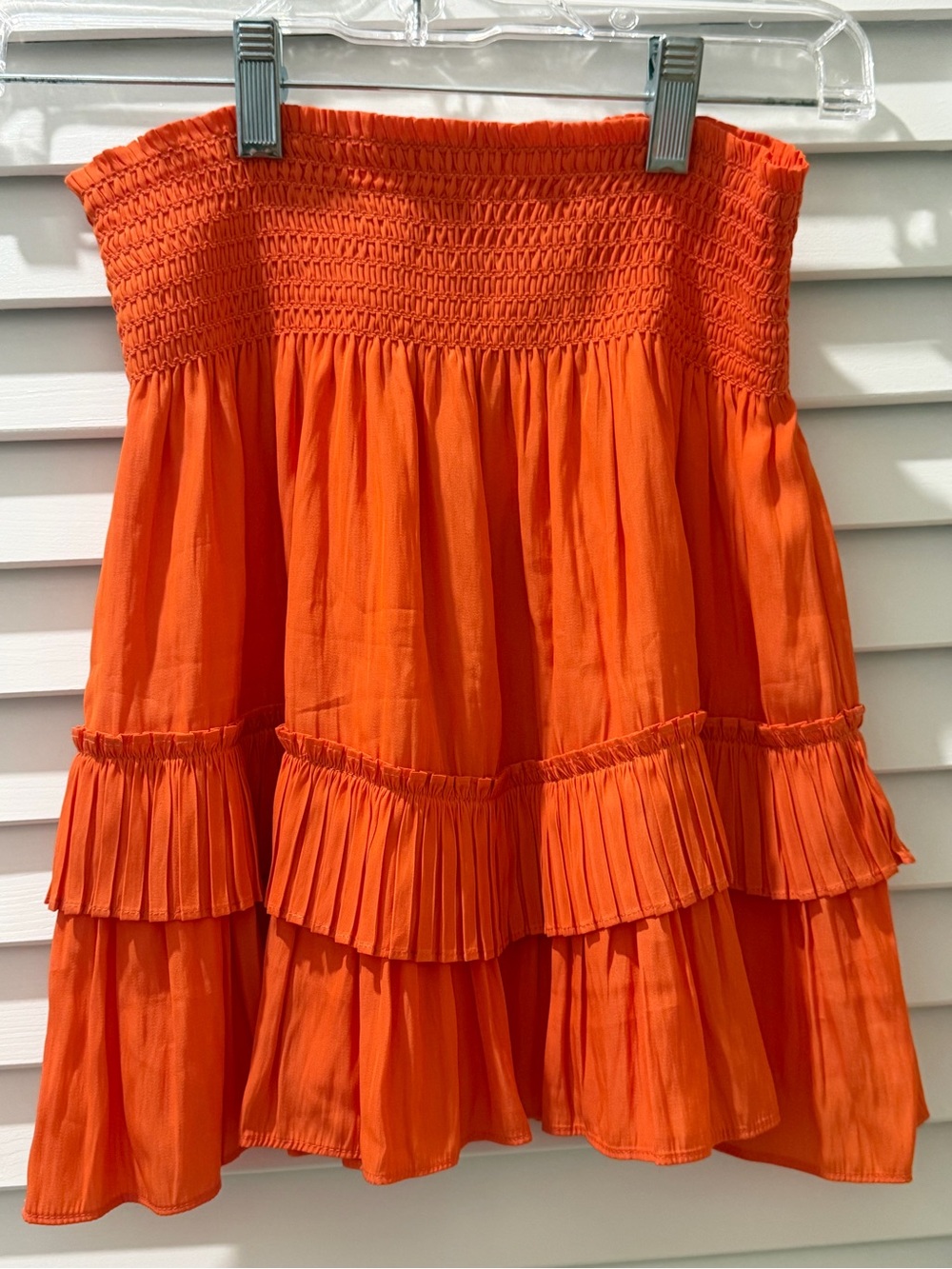 Ramy Brook Orange Elastic Waist skirt